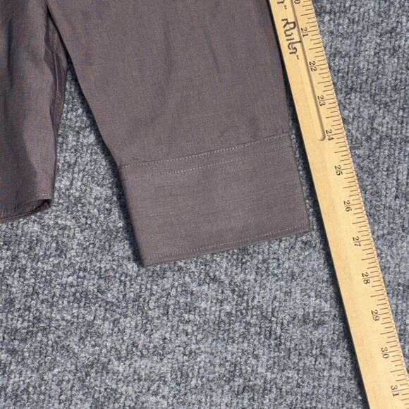 Untuckit Shirt Mens XL Gray Sangiovese Wrinkle Free Cotton Button Up Regular Fit - Picture 16 of 16